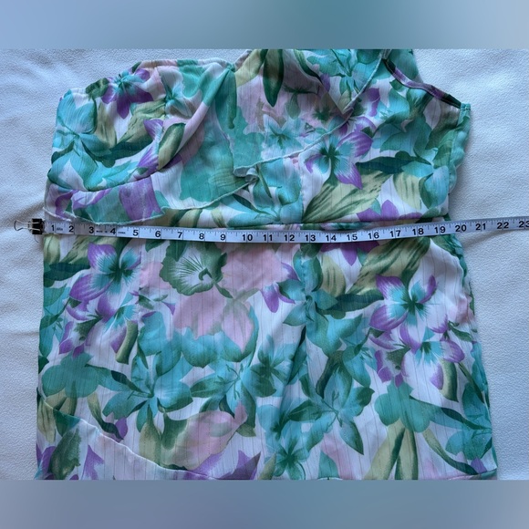 Floral One-Shoulder Dress 2/3X - Picture 12 of 14